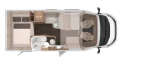 Grundriss Tag Knaus L!VE WAVE 650 MG Platinum Selection *Navigations-Paket*