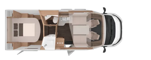 Tagesgrundriss Knaus L!VE WAVE 700 DX Tagesgrundriss Knaus L!VE WAVE 700 DX