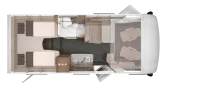 Grundriss Tag Knaus L!VE I 650 MEG