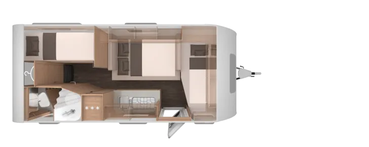 Grundriss Nacht Knaus Sport 500 KD *Platinum Paket*