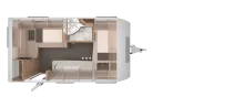 Grundriss Nacht Knaus Südwind 420 QD Black Selection