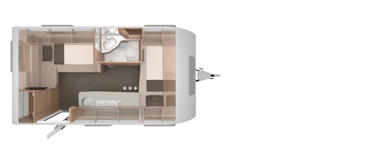 Grundriss Nacht Knaus Südwind 420 QD Black Selection