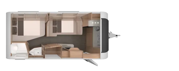 Nachtgrundriss Knaus Südwind 500 PF Black Selection