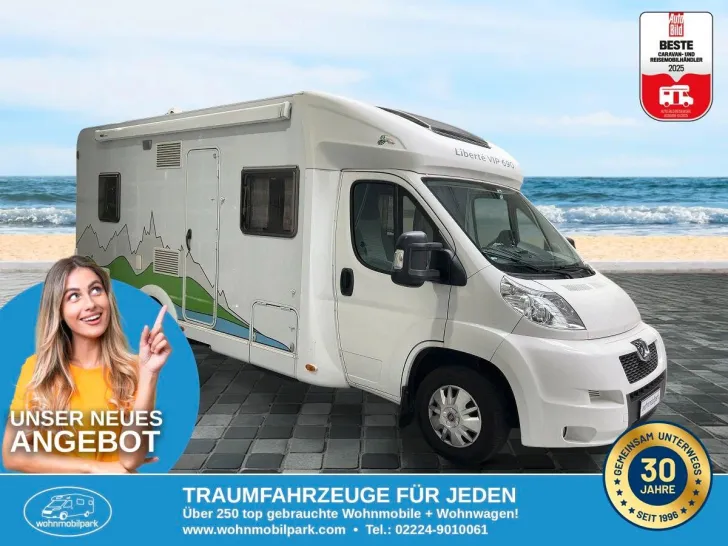 Fahrzeugbild Burow Liberty VIP 690/Festbett+Hubbett/Markise/SAT #1