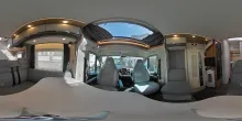 360° Innenansicht Dethleffs Trend T 7057 DBM 90 4 Schlafplätze, Dachklima, TV