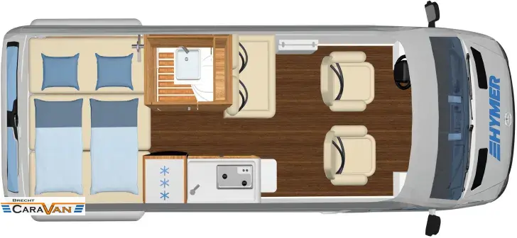 Grundriss Tag Hymer Camper Van Grand Canyon S CrossOver Allrad