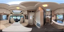 360° Innenansicht Eura Mobil Xtura 686 EF I Vollausstattung I SOFORT