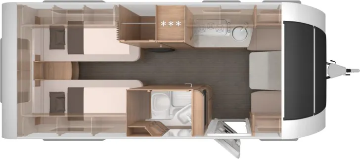 Grundriss Tag Knaus Südwind BLACK SELECTION 540 UE Modell 2027
