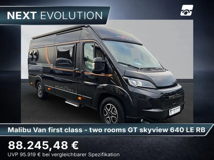 Fahrzeugbild Malibu Van first class - two rooms GT skyview 640 LE RB Fiat (731) #4