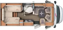 Grundriss Tag Carthago C1-tourer T 143 KB LE comfort Mercedes
