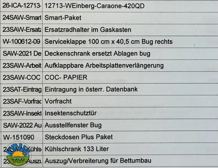 Fahrzeugbild Weinsberg CaraOne 420 QD #4