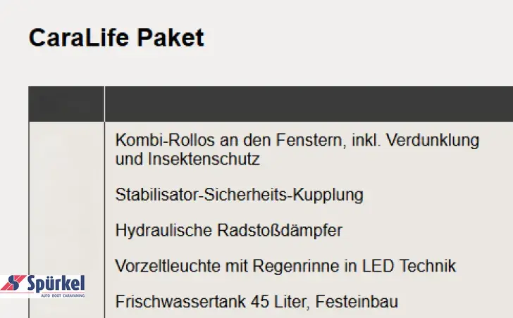 Fahrzeugbild Weinsberg CaraLife 450 FU *1.500kg*Gas + Paket* #7