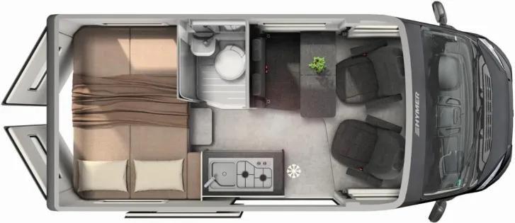 Grundriss Tag Hymer Yellowstone 540