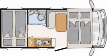 Grundriss Tag Dethleffs Globebus Active I 1