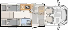 Grundriss Tag Dethleffs Just Camp Active T 6812 EB