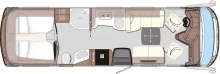 Grundriss Tag Concorde Charisma 860 LI GSR II