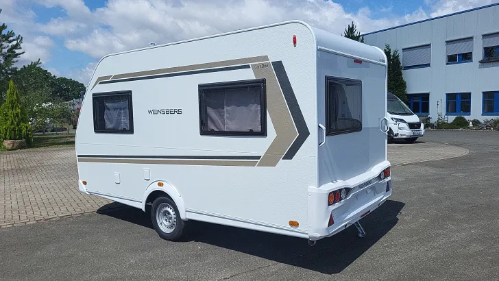 Schräg Hinten Weinsberg CaraOne 390 QD Smart/Advanced Paket