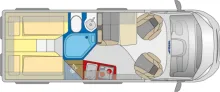 Grundriss Tag Pössl Roadcruiser Citroen 140 PS Tageszulassung
