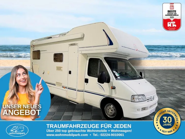 Fahrzeugbild Rotec A 685 G/Festbett/Garage/Markise/DPF-Grün #1