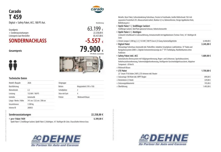 Fahrzeugbild Carado T 459 Digital + Safety Paket, ACC, 180 PS Aut. #3