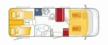 Grundriss Tag LMC Explorer Sport-Line I 675 G - Black-Line
