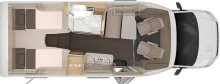 Grundriss Tag Knaus Van TI PLUS 650 MEG
