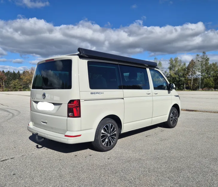 Grundriss Nacht VW California T6.1 Beach Sehr gut