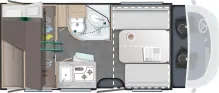 Grundriss Tag Chausson Teilintegriert S614 First Line Zubehör Paket
