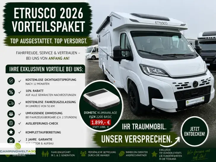 Fahrzeugbild Etrusco T 7.4 SB*MULTIMEDIA*MARKISE*2026* #1