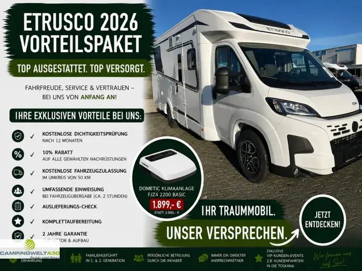 Fahrzeugbild Etrusco T 7400 SBC*AUTOM.*REMIS*2026*COMPLETE* #1