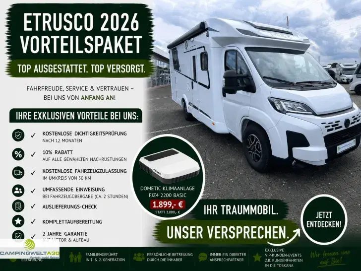 Fahrzeugbild Etrusco T 7400 QBC*COMPLETE*2026*AUTOM.*REMIS* #1