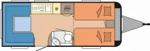 Grundriss Tag Hobby De Luxe 540 UL *Brandneu 2027*