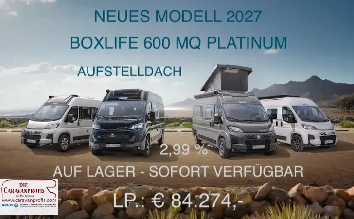 Fahrzeugbild Knaus BoxLife 600 MQ Platinum Selection Aufstelldach27 #1