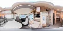 360° Innenansicht Eura Mobil Integra Line 720 QB 1. Hand / ADLE Heizung