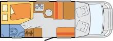 Grundriss Tag Carado T 348