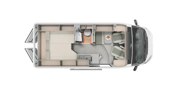 Tagesgrundriss Carado CV 602 PRO+ Tagesgrundriss Carado CV 602 PRO+