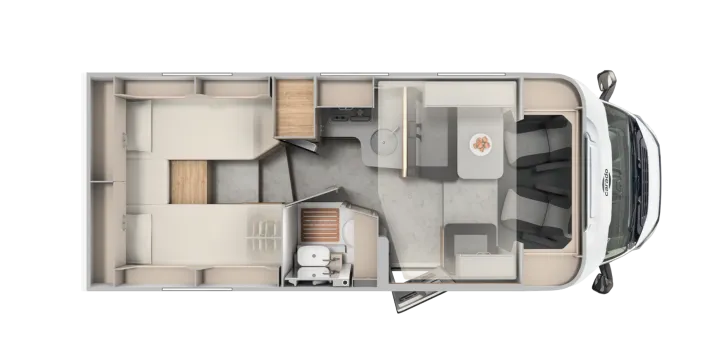 Grundriss Tag Carado T 328 Vorlauf! Messepreis anfragen