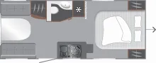 Grundriss Tag LMC Style 450 D 1800kg/Grey Line/Stützlastanzeige/Insektenschutztür
