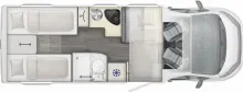 Grundriss Tag LMC Tourer Lift H 660 G Fiat