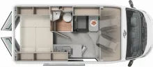 Grundriss Tag Carado pro CV 540 Fiat