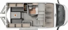 Grundriss Tag Carado pro CV 541 Fiat