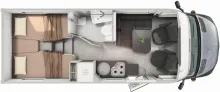 Grundriss Tag Hymer ML-T 580 Xperience