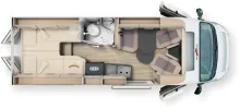 Grundriss Tag Malibu Van charming GT 640 LE K Smart Selection (755)