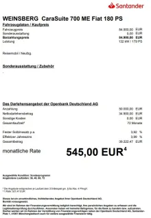 Fahrzeugbild Weinsberg CaraSuite 700 ME *Modell 2025* #3