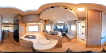 360° Innenansicht Carado T 448 Pro+, Hubbett, Solar, Combi 6 E