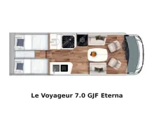Fahrzeugbild Le Voyageur 7.0 GJF Eterna *2027*3,5t*180PS*Einzelbetten* #1