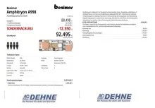 Fahrzeugbild Benimar Amphitryon A998 Ausstellungsnachlass 12.550,00 #3