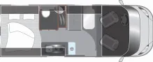 Grundriss Tag LMC Innovan Pure 600 *Aufstelldach*Automatik*