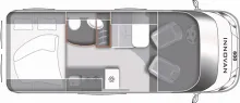 Grundriss Tag LMC Innovan 600 Citroen/RFK/AHK/Markise