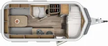 Grundriss Tag Hymer Eriba Eriba Touring 560 Legend/Etagenbett/Rangierhilfe
